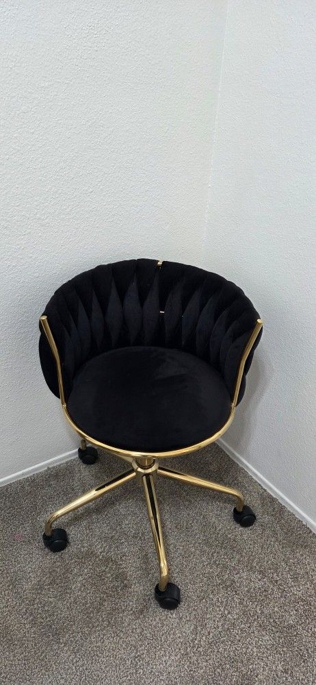 Velvet Woven Home Office Chair