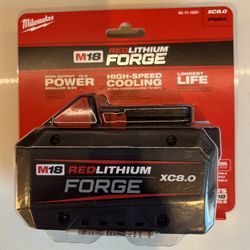 Milwaukee M18 battery forge XC8.0 New $185