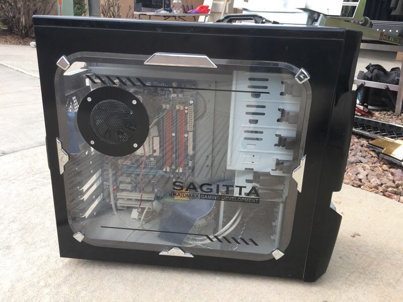 RAIDMAX SAGITTA gaming tower case and Mother board only