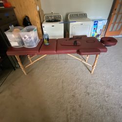 Portable Massage/Lash Table + Lash Supplies Bundle