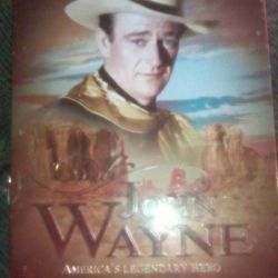 Brand New in the Plastic Sealed Metal John Wayne 5 CD Collectors Edition Set