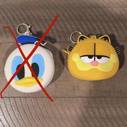 Keychain Coin Purse- Garfield 