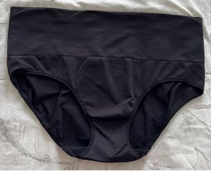 NWOT Jockey Generation black mid rise tummy smoothing brief, size XL