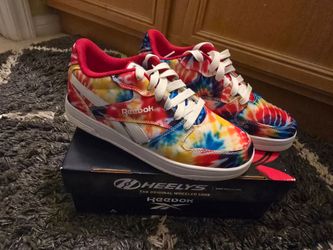 Heely Reebok Tie Dye Shoes Size 8 Men 9 Women