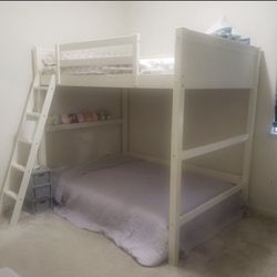 Full Size Loft Bed Frame, Solid Wood
