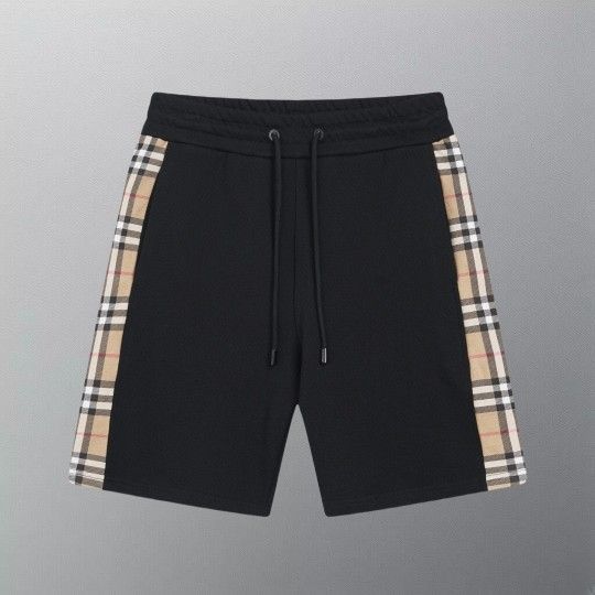BURBERRY 2025 Summer Classic Plaid Colorblock Casual Shorts