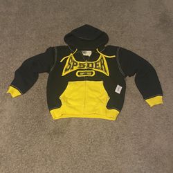 Black T&F Zip Up Hoodie