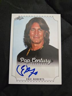2024 Leaf Pop Century Eric Roberts Autograph Card 