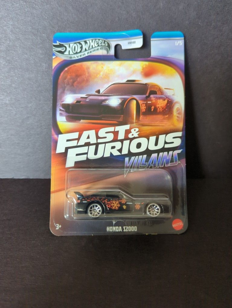 Hot Wheels Exclusive Silver Series Fast & Furious Villains Honda S2000
