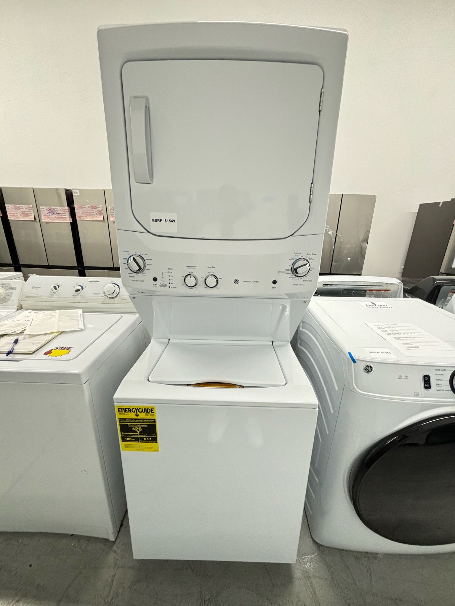 Electric washer and dryer