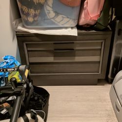 Nightstand & Separate Mirror