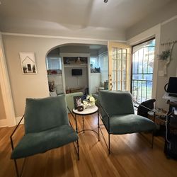 Pair Of mid Century Modern Armchairs