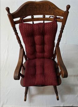 Vintage Solid Wood Rocking Chair