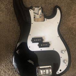 Precision Bass Guitar Body and Pickguard