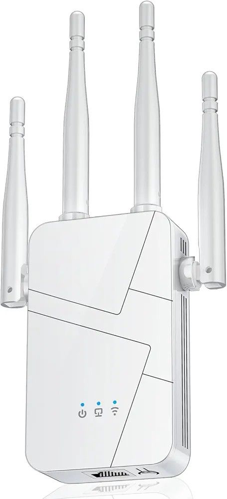 2025 WiFi Extender Signal Booster for Home, 15000sq.ft Wireless Internet Repeater, Long Range WiFi Booster and Signal Amplifier w/Ethernet Port, WiFi 