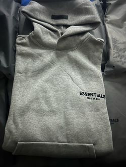Essentials hoodie dark grey