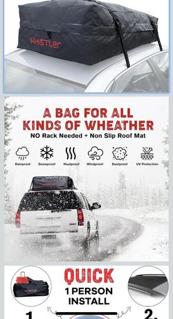 New- Never Used- Car Roof Cargo Bundle