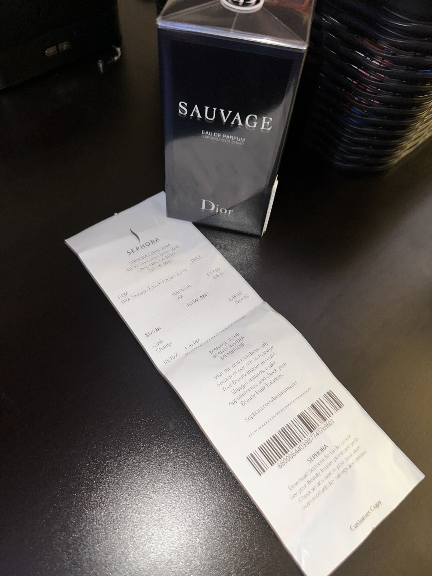 Dior Sauvage 3.4 Oz