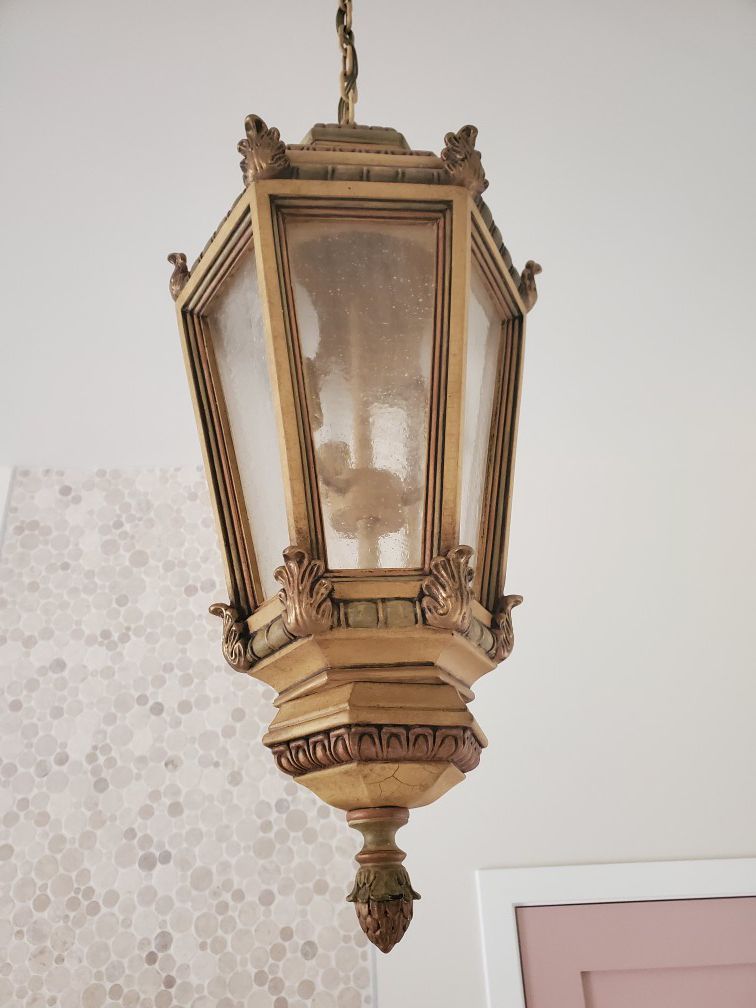 Elegant Wooden chandelier
