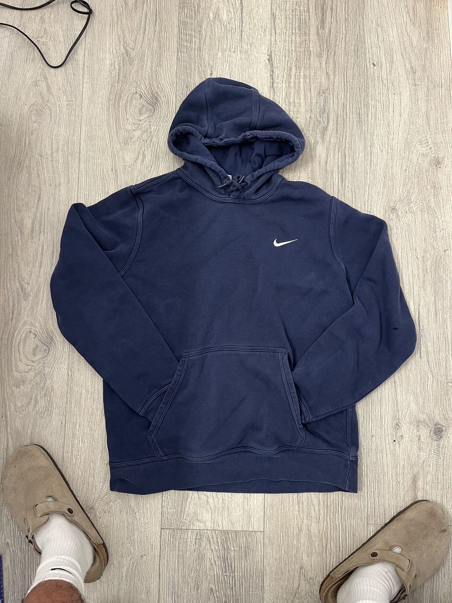BLUE NIKE HOODIE (Large)