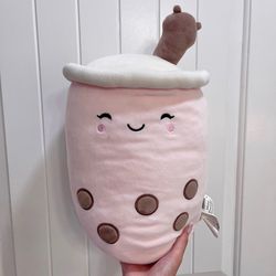 Miniso Pink Boba Plushie Plush Toy
