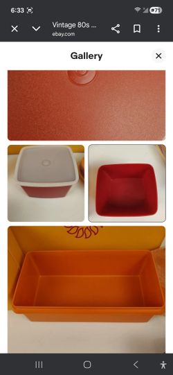 Vintage Picnic Basket Tupperware Set