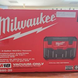 Milwaukee M18 2-gallon Wet/Dry Vacuum 