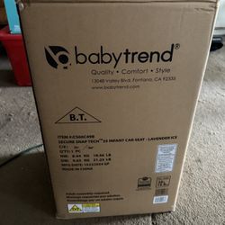 New Car Seat / Porta Bebé Nuevo 