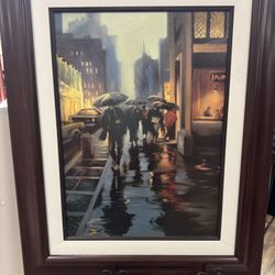 Framed Wall Art Manhattan Shimmer