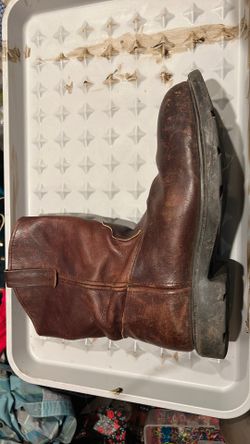 Red wing steel toe work boots size 13