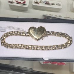 Cuban Heart Bracelet 