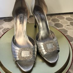 J. Reneé Silver Shoes - Sex In The City,  Carrie Bradshaw
