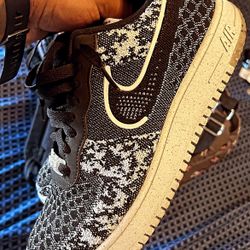 Nike AF1 Crater Flyknit NN Black (Size 10