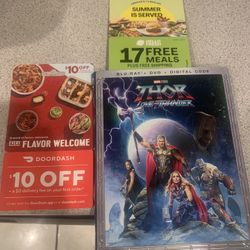 Thor Love And Thunder Blue Ray (sealed)