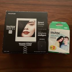 Instax Share SP-3 SQ Printer With 2 Packs Film