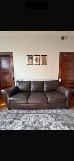 Natuzzi Italian leather sofa