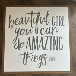 Decorative Wood Sign 