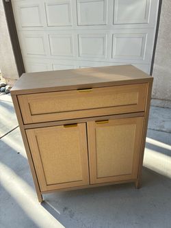 Brand new Light Wood Cabinet with Drawer and Doors