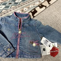 🍎Apple Bottom Jeans Baby Blue Jean Jacket 
