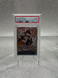 SA 10 2024 One Piece ST13 Monkey.D.Luffy #003 Black & White Alt Art Leader