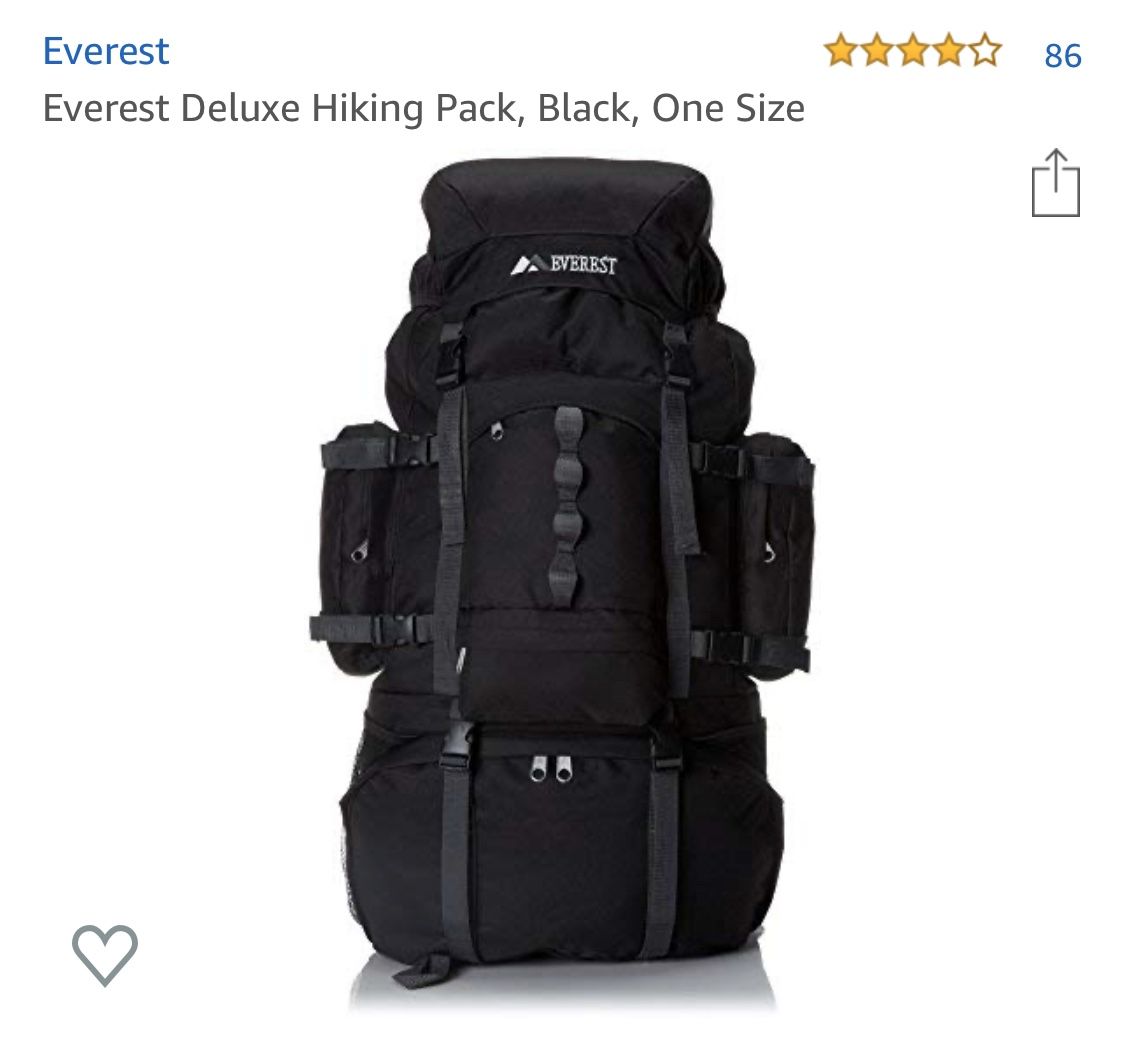 Deluxe Everest Hiking Backpack - Brand New!