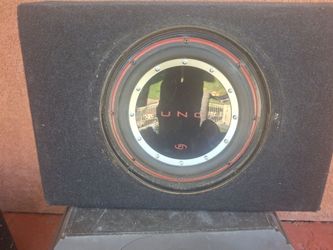 ONE SPEAKER UNA BOSINA ROCKFORD FOSGATE 10 INCHES GOOD CONDICIÓN ABLO ESPAÑOL