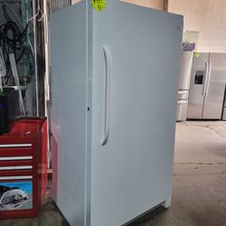 Frigidaire- 16.6 Cubic F.t Frost-Free Upright Freezer White Working Perfectly 4-months Warranty 