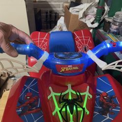 Spider-Man Battery Four Wheeler!
