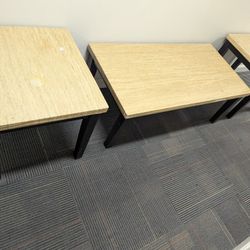 Coffee Table With Two End Tables