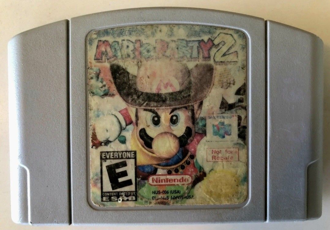 Not For Resale Mario Party 2 Nintendo 64 N64 Authentic NFR 1999