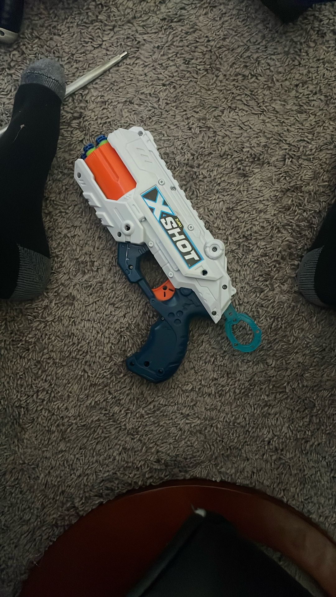 x shot nurf gun