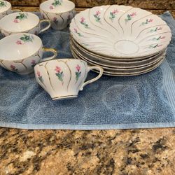 Antique china Tea lunch Set