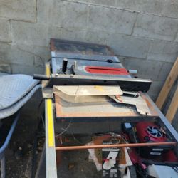 Table Saw On Wheels