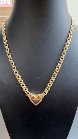 Chino link chino chain heart 10kt